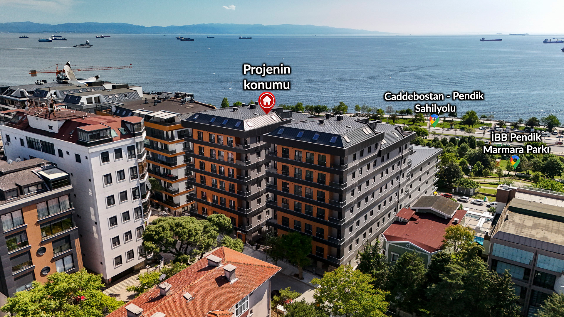 PENDİK BURUNDA FULL DENİZ MANZARA - Resim 2